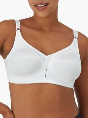 Bali Women's Double Support Wireless Bra, Comfort Soft Full-coverage Sz 40C 3587